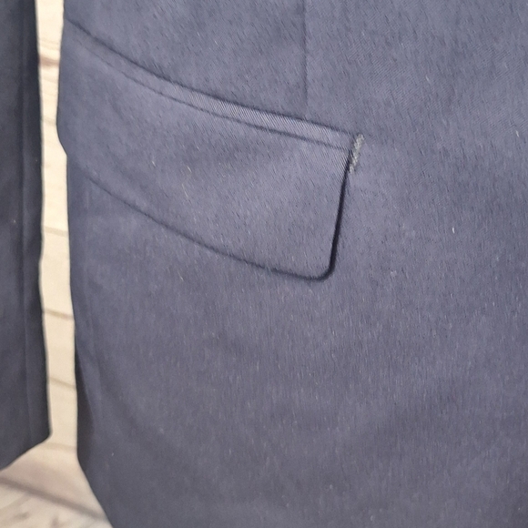Ralph Lauren Blue Label Navy Stretch Wool Blend Blazer Made For Dillards 40R - Picture 4 of 12